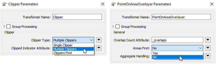 Setting Clipper Type and Areas First parameters for performance improvements